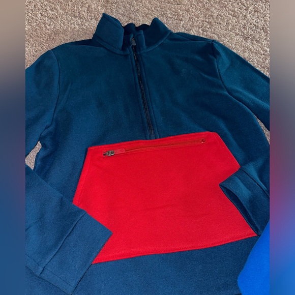 2 Tek Gear boys pull over zipper sweatshirts size medium - Picture 4 of 8